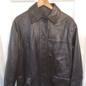 Men’s Dark Brown Leather Jacket